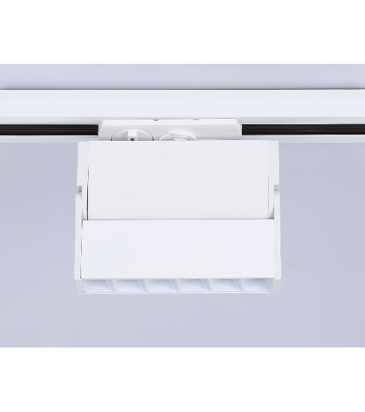 Трековый однофазный светодиодный светильник Ambrella light GL6811 WH белый LED 6W 3000K 24° 115*22*87