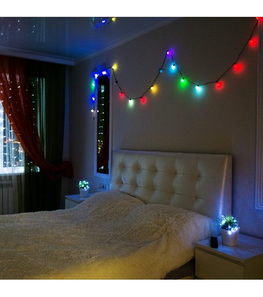 Гирлянда Neon-night 'LED - шарики' 303-549 RGB O18 мм, 5 м