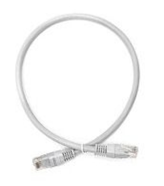 Патч-корд Lanmaster TWT UTP кат.5e, с заливными колпачками, 0.3 м, белый