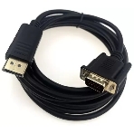Кабель GoPower DISPLAYPORT-VGA 1.8M 00-00027497 черный, фото 1
