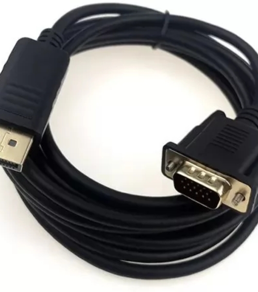 Кабель GoPower DISPLAYPORT-VGA 1.8M 00-00027497 черный