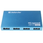 USB-концентраторы Defender Septima Slim, USB 2.0, USB 7 портов, блок питания/USB, фото4