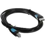 Кабель Vention USB 2.0 AM/BM - 3 м. черный VAS-A16-B300, фото8
