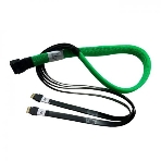 Кабель U.2 Enabler, HD (SFF8643) -to- Slimline (SFF8654), 1m, Used with systems that use the Slimline connector on the backplane (05-50063-00), фото 1