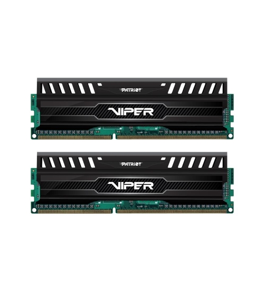 Оперативная память Patriot Viper 3, DDR3, 16GB (2x8 GB), 1600 MHz, CL10, DIMM, радиатор, черный