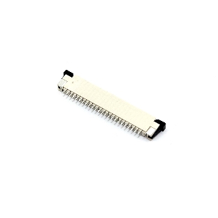 Разъем FPC Half Coverage Bottom Contact 1.0K-BX-24PWB 24 pin высота 2мм шаг 1мм