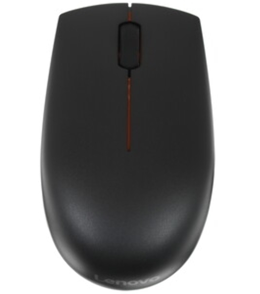 Мышь беспроводная Lenovo 300 светло-серый, 1000 dpi, радиоканал, USB, кнопки - 3