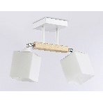 Светильник Ambrella light TR9511/2 WH/CH/FR белый/хром/белый матовый E27*2 max 40W 517*100*246, фото 1