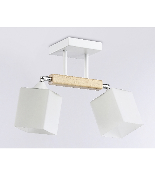 Светильник Ambrella light TR9511/2 WH/CH/FR белый/хром/белый матовый E27*2 max 40W 517*100*246