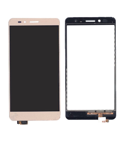 Сенсорное стекло (тачскрин) для Huawei Honor 5X/GR5, золотое
