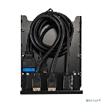 Планка USB на переднюю панель ExeGate U3H-616, 3,5', 2хUSB3.0+1хTypeC, черная, металл, подсоединение к мат. плате, фото8