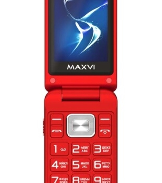 Мобильный телефон Maxvi E5 up красный