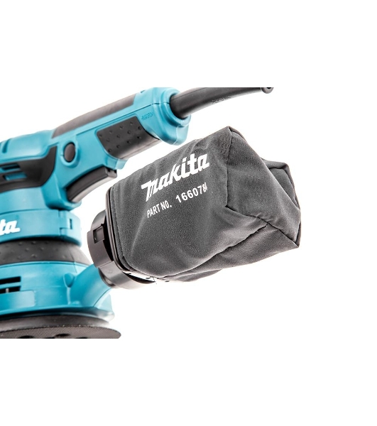 Эксцентриковая шлифовальная машина Makita BO5041 ЭШМ,300Вт,ф125мм,4000-12000об\м,ампл-2.8мм,1.4кг,кор,п\сборник,доп.рукоятка