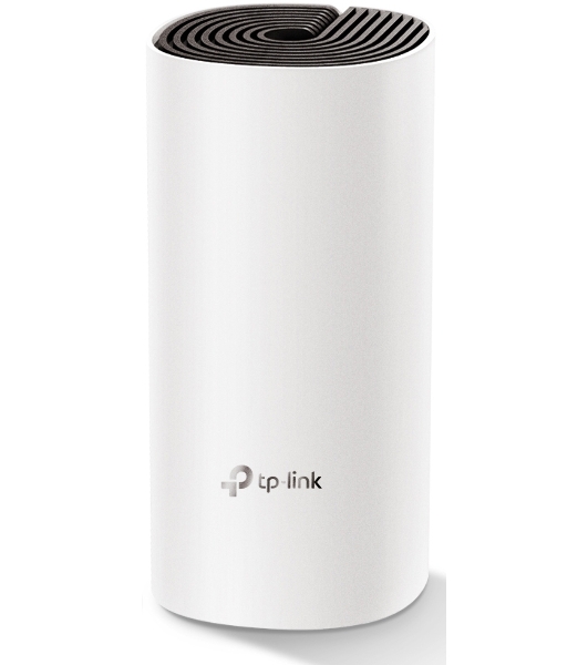 Домашняя Mesh TP-Link Wi-Fi система Deco M4 (1-Pack), 1167 Мбит/с (5 ГГц: до 867 Мбит/с + 2,4 ГГц: до 300 Мбит/с), 2 порта 1000 Мбит/с, 2 встроенные антенны на каждом модуле Deco