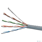 Кабель ExeGate EX289281RUS UTP4-C5e-CU-S25-IN-LSZH-GR-305 UTP 4 пары кат.5e медь, 25AWG, LSZH, бухта 305м, серый, фото3