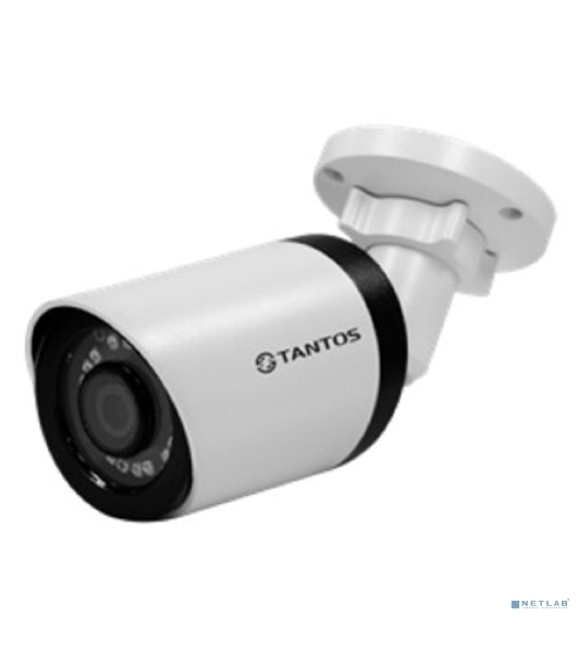 Видеокамера IP уличная Tantos TSi-Pe25FP 2 мегапиксельная с фиксированным объективом и питанием PoE