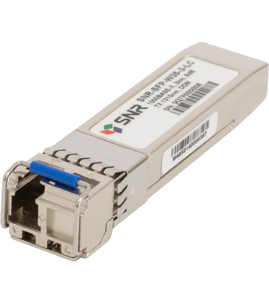 Модуль SNR SFP WDM, дальность до 3км LC (6dB), 1310нм