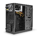 Компьютерный корпус Minitower ExeGate QA-412U-UNS450 (mATX, БП UNS450 с вент. 12см, 2хUSB+2хUSB 3.0, аудио, черный), фото7