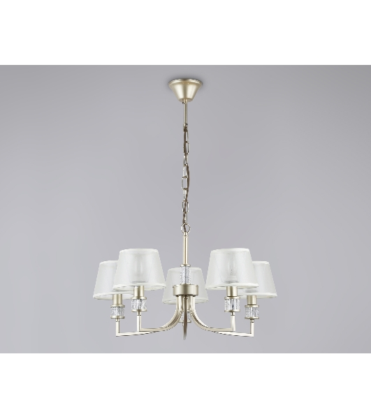 Люстра Ambrella light LH71214/5 CGD золото E14/5 max 40W D620*740
