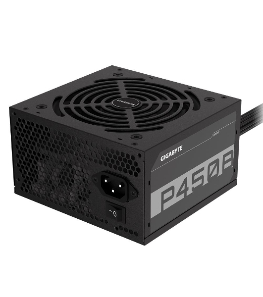 Блок питания Gigabyte GP-P450B, 450Вт, 80 PLUS Bronze, 120мм, черный