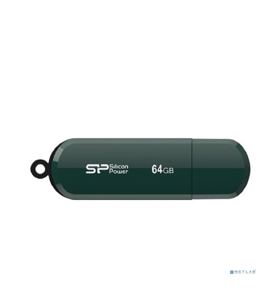 Флешка USB 64 Gb Silicon Power Lux Mini 320, USB 2.0, зеленый