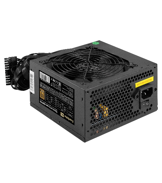 Блок питания 450W ExeGate 80 PLUS Bronze 450PPH-S-OEM (ATX, APFC, SC, КПД 88% (80 PLUS Bronze), 12cm fan, 24pin, (4+4)pin, 2xPCI-E, 3xSATA, 3xIDE, кабель 220V 1,8м с защитой от выдергивания, black, RTL)