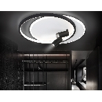 Светильник Ambrella light FL5137/2+2 WH/BK белый/черный 66W 3000K/4200K/6400K+4200K 500*420*130 (ПДУ ИК), фото8