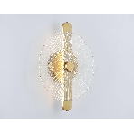 Настенный светодиодный светильник Ambrella light LH31143 BS/CL латунь/прозрачный 13W 3000K 280*70*350, фото6