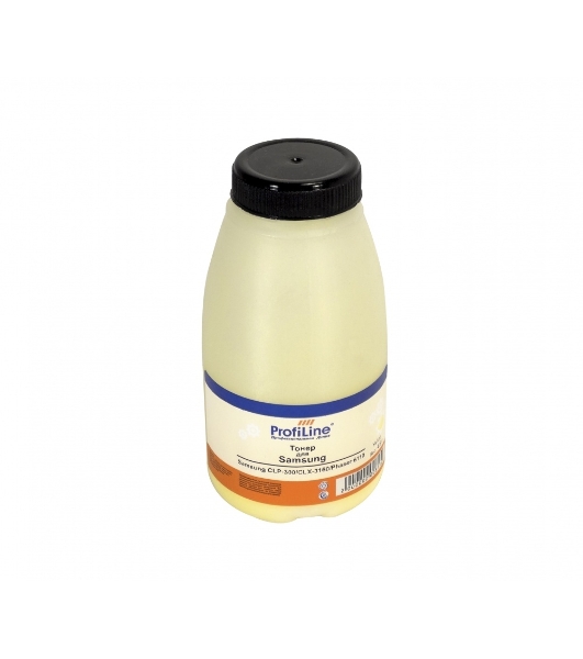 Тонер ProfiLine для принтеров Samsung CLP-300/CLX-3160/Phaser 6010/6110/6120/WC 6000/6015 yellow 45 гр Фасовка РФ