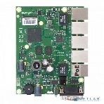 Плата маршрутизатора RB450Gx4 без корпуса RouterBOARD 450Gx4 with four core 716MHz Atheros CPU, 1 Gb RAM, 5 Gigabit LAN ports, PoE OUT on port #5, RouterOS L5, фото4