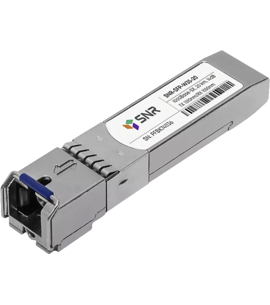 Модуль SNR SFP WDM, дальность до 20км (14dB), 1310нм LC