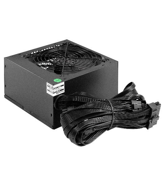 Блок питания 450W ExeGate 80 PLUS Bronze 450PPH-S-OEM (ATX, APFC, SC, КПД 88% (80 PLUS Bronze), 12cm fan, 24pin, (4+4)pin, 2xPCI-E, 3xSATA, 3xIDE, кабель 220V 1,8м с защитой от выдергивания, black, RTL)