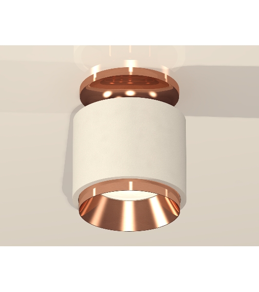Светильник Ambrella Light XS7510140 SWH/PPG белый песок/золото розовое полированное MR16 GU5.3 (N7930, C7510, N7035)