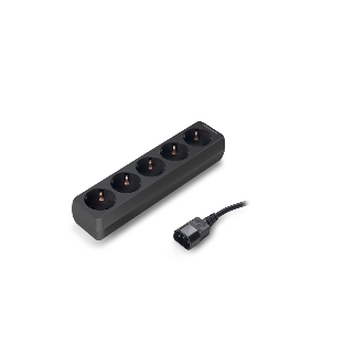 Сетевой фильтр для ИБП ExeGate EX221202RUS SPU-5-1.8B (5 розеток, 1.8м, UPS вилка IEC320-C14, черный)