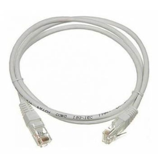 Патч-корд LANMASTER UTP TWT-45-45-2.0/6-GY вилка RJ-45-вилка RJ-45 Cat.6 2м серый ПВХ