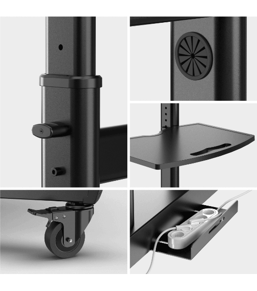 Стойка ONKRON TS1891 черный