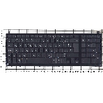 Клавиатура для ноутбука HP Probook 4520S 4525s черная c рамкой, фото3