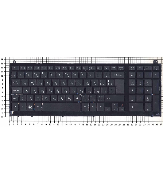Клавиатура для ноутбука HP Probook 4520S 4525s черная c рамкой