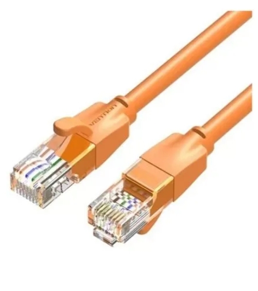 Патч-корд Vention прямой UTP cat.6, RJ45 - 2м. Оранжевый