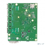 Плата маршрутизатора RB450Gx4 без корпуса RouterBOARD 450Gx4 with four core 716MHz Atheros CPU, 1 Gb RAM, 5 Gigabit LAN ports, PoE OUT on port #5, RouterOS L5, фото3