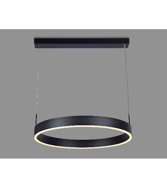 Светильник Ambrella light FA6606 BK черный 51W D600*700 (ПДУ РАДИО 2.4G)