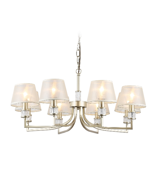 Люстра Ambrella light LH71217/8 CGD золото E14/8 max 40W D790*750