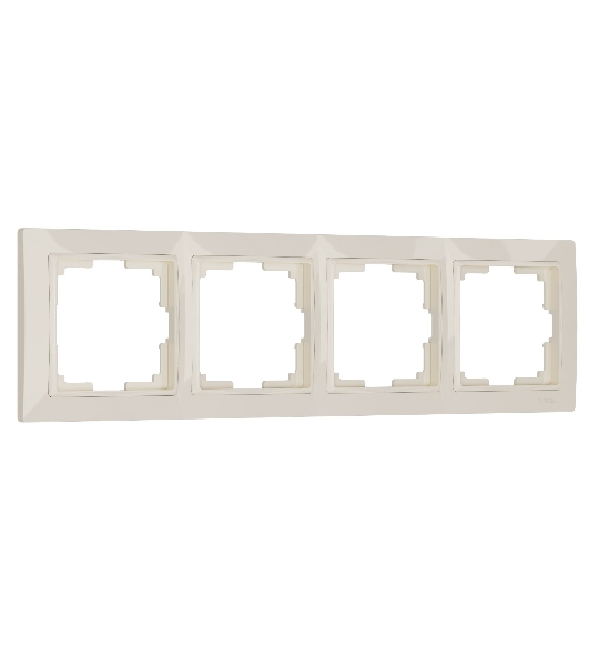 Рамка на 4 поста WERKEL (слоновая кость, basic) W0042003