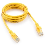 Патч-корд UTP Cablexpert cat.5e, 2м, литой, многожильный, желтый, фото5