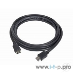 Кабель Cablexpert HDMI CC-HDMI4-10M, 19M/19M, v2.0, медь, позол.разъемы, экран, 10м, черный, пакет, фото2