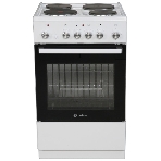 Плита электрическая De Luxe 5004.16Э белый, конфорок 4 шт, духовка 46 л, 50 см x 85 см x 50 см, фото 1