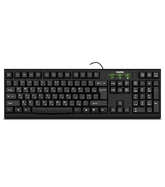 Клавиатура SVEN KB-S300 проводная, USB Type-A, чёрный
