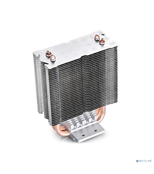 Кулер для процессора DEEPCOOL ICE EDGE MINI FS V2.0 синий, 80 мм, алюминий/медь, 2200 об/мин, 24.7 дБ, 3 pin, 100 Вт, 112 мм