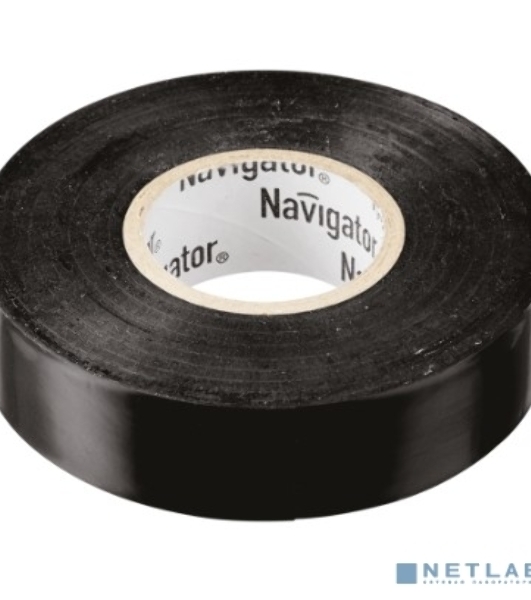 Изолента ПВХ Navigator 15 мм (рул.20м) черный NIT-B15-20/BL