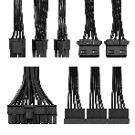 Блок питания 450W ExeGate 80 PLUS Bronze 450PPH-S-OEM (ATX, APFC, SC, КПД 88% (80 PLUS Bronze), 12cm fan, 24pin, (4+4)pin, 2xPCI-E, 3xSATA, 3xIDE, кабель 220V 1,8м с защитой от выдергивания, black, RTL), фото3